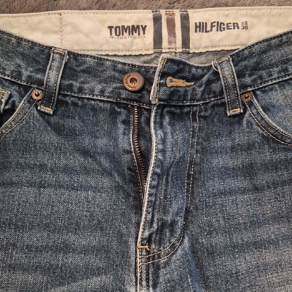 Tommy Hilfiger Men's Dark Blue Straight Jeans